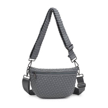 Load image into Gallery viewer, Woven Neoprene Crossbody Belt Bag