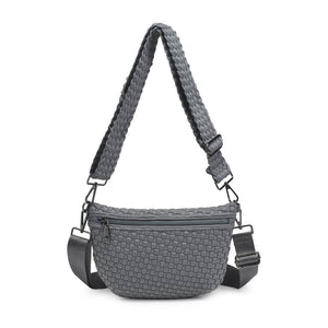 Woven Neoprene Crossbody Belt Bag