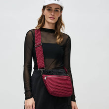 Load image into Gallery viewer, Woven Neoprene Crossbody Belt Bag - Backwards Boutique 