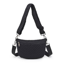 Load image into Gallery viewer, Woven Neoprene Crossbody Belt Bag