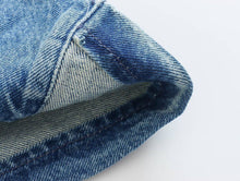 Load image into Gallery viewer, Kenzie’s Denim V-Neck Button Vest