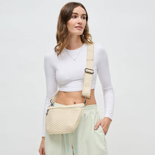 Load image into Gallery viewer, Woven Neoprene Crossbody Belt Bag - Backwards Boutique 