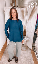 Load image into Gallery viewer, Joan’s Navy Pullover - Backwards Boutique 