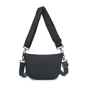 Woven Neoprene Crossbody Belt Bag