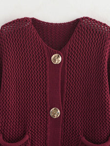 Monica’s Button Cardigan