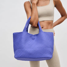 Load image into Gallery viewer, Sky&#39;s The Limit - Large Woven Neoprene Tote