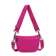 Load image into Gallery viewer, Woven Neoprene Crossbody Belt Bag - Backwards Boutique 