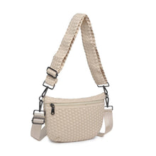 Load image into Gallery viewer, Woven Neoprene Crossbody Belt Bag