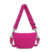 Load image into Gallery viewer, Woven Neoprene Crossbody Belt Bag - Backwards Boutique 