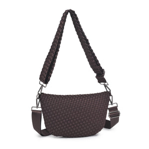 Woven Neoprene Crossbody Belt Bag