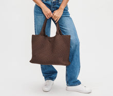 Load image into Gallery viewer, Sky&#39;s The Limit - Large Woven Neoprene Tote