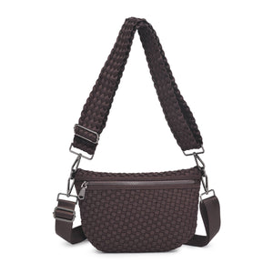 Woven Neoprene Crossbody Belt Bag