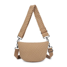 Load image into Gallery viewer, Woven Neoprene Crossbody Belt Bag