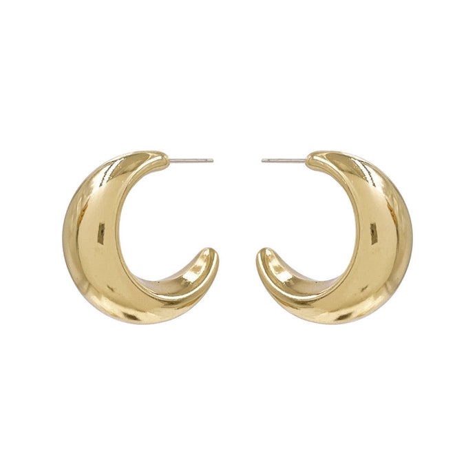 Tasha's Gold Metal Hoop Earrings