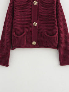 Monica’s Button Cardigan