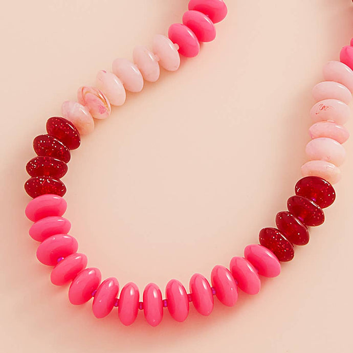 Heidi’s Ombre Beaded Necklace - Backwards Boutique 