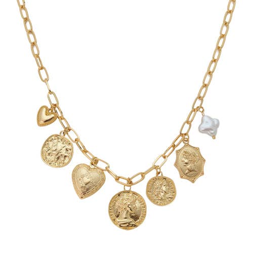 Addison’s Coins and Hearts Charm Necklace