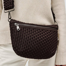 Load image into Gallery viewer, Woven Neoprene Crossbody Belt Bag - Backwards Boutique 