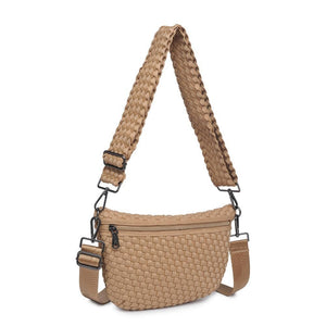 Woven Neoprene Crossbody Belt Bag