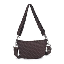 Load image into Gallery viewer, Woven Neoprene Crossbody Belt Bag - Backwards Boutique 