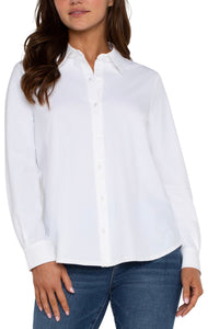 Liverpool White Button Down