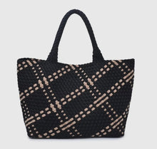Load image into Gallery viewer, Neoprene Large Woven Tote - Backwards Boutique 