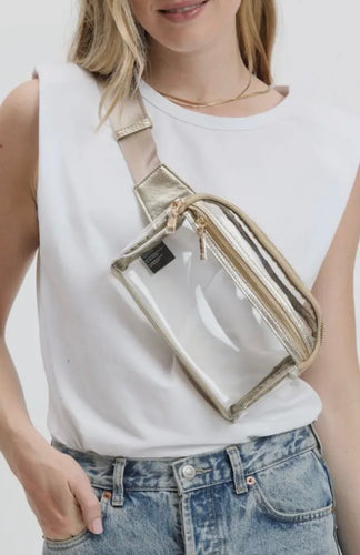 Christy’s Clear Belt Bag - Backwards Boutique 
