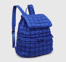 Load image into Gallery viewer, Vitality Quilted Backpack - Backwards Boutique 