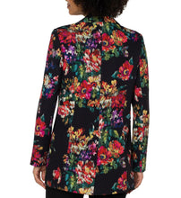 Load image into Gallery viewer, Liverpool Los Angeles Floral One-Button Stretch Blazer - Backwards Boutique 