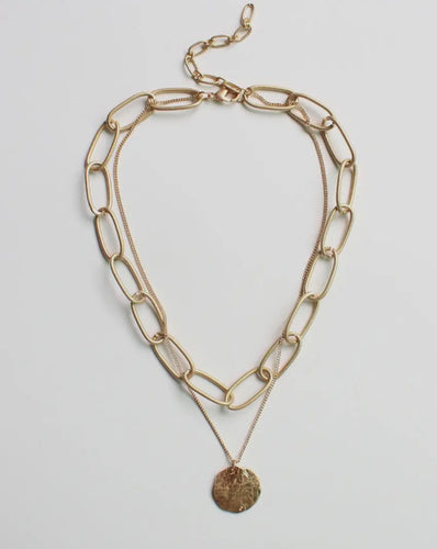 Trisha's Layered Coin Necklace