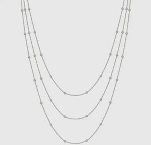 Izzy’s Multi Layer Dot Necklace - Backwards Boutique 