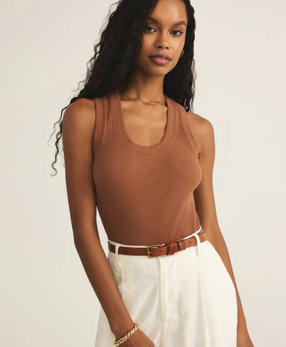 Z Supply Sirena Rib Tank - Backwards Boutique 