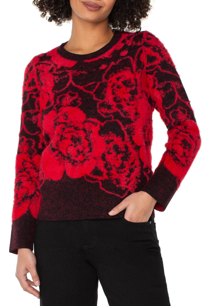 Liverpool Floral Sweater - Backwards Boutique 