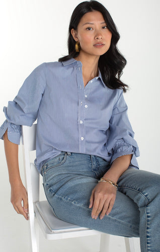 Liverpool Striped Button Down