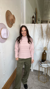 Hannah’s Cable Sweater - Backwards Boutique 
