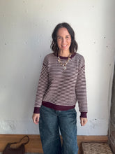 Load image into Gallery viewer, Sally&#39;s Color Trimmed Sweater