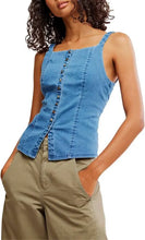 Load image into Gallery viewer, We The Free People A Moment In Time Denim Vest