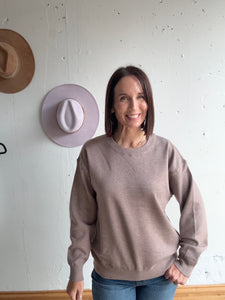 Diana's Crew Neck Sweater - Backwards Boutique 
