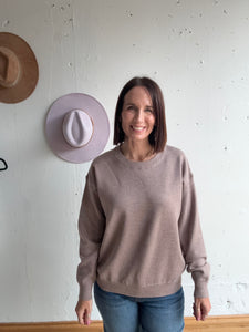 Diana's Crew Neck Sweater - Backwards Boutique 