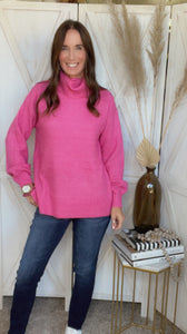 Kay’s Cowl Neck Sweater - Backwards Boutique 