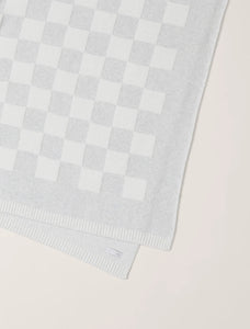 Barefoot Dreams Cozychic Cotton Checkered Throw - Backwards Boutique 
