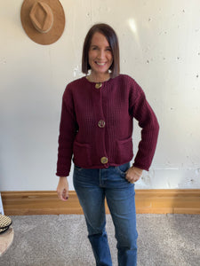 Monica’s Button Cardigan