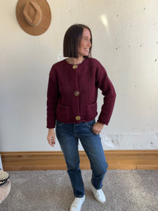 Monica’s Button Cardigan