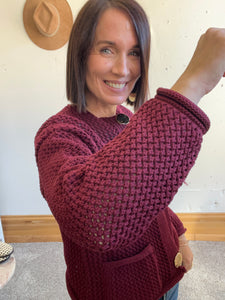 Monica’s Button Cardigan