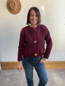 Monica’s Button Cardigan