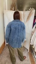Load image into Gallery viewer, Free People Izzie Cargo Denim Jacket - Backwards Boutique 