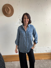 Load image into Gallery viewer, Tabitha’s Denim Button Down