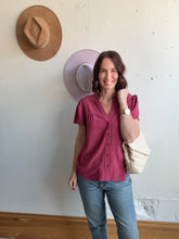 Load image into Gallery viewer, Valorie&#39;s Ruffle Button Down - Backwards Boutique 