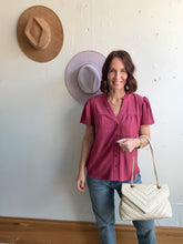 Load image into Gallery viewer, Valorie&#39;s Ruffle Button Down - Backwards Boutique 