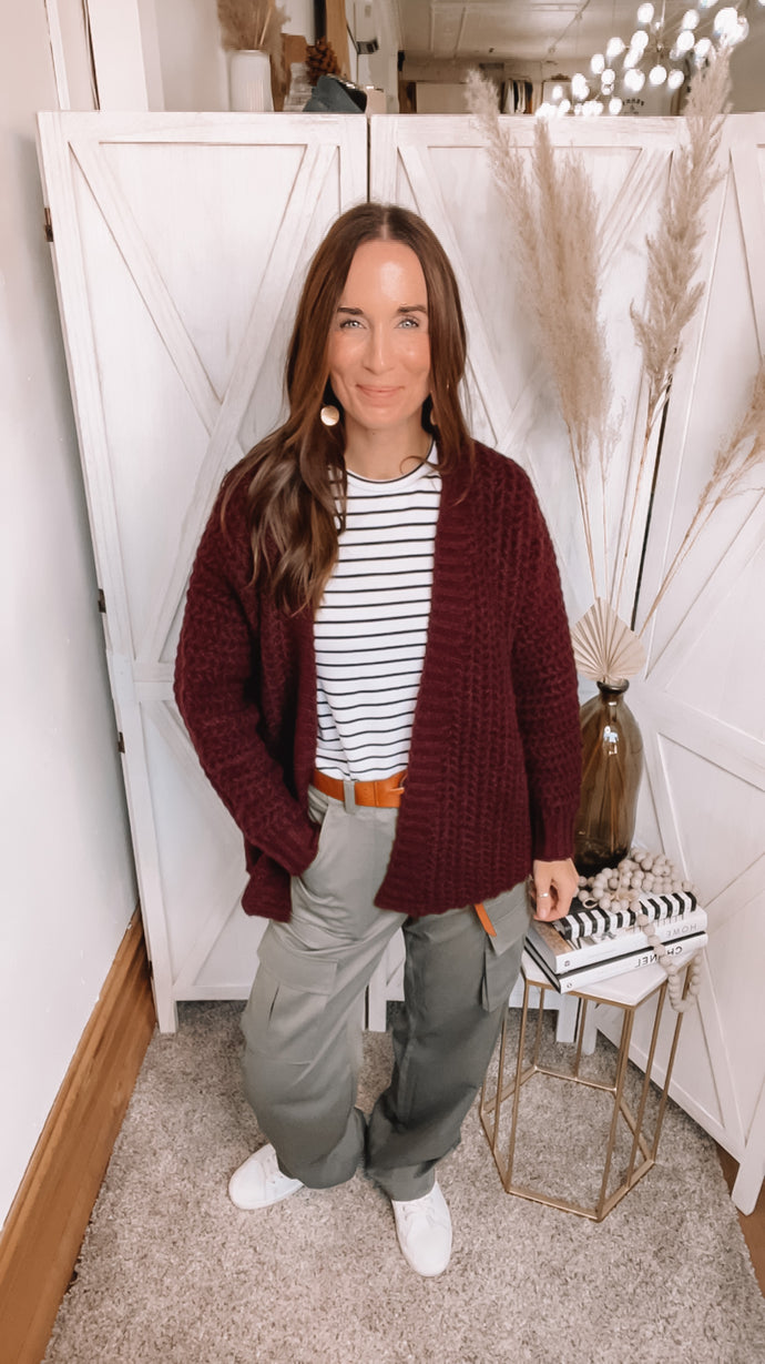 Jenny’s Knitted Cardigan - Backwards Boutique 